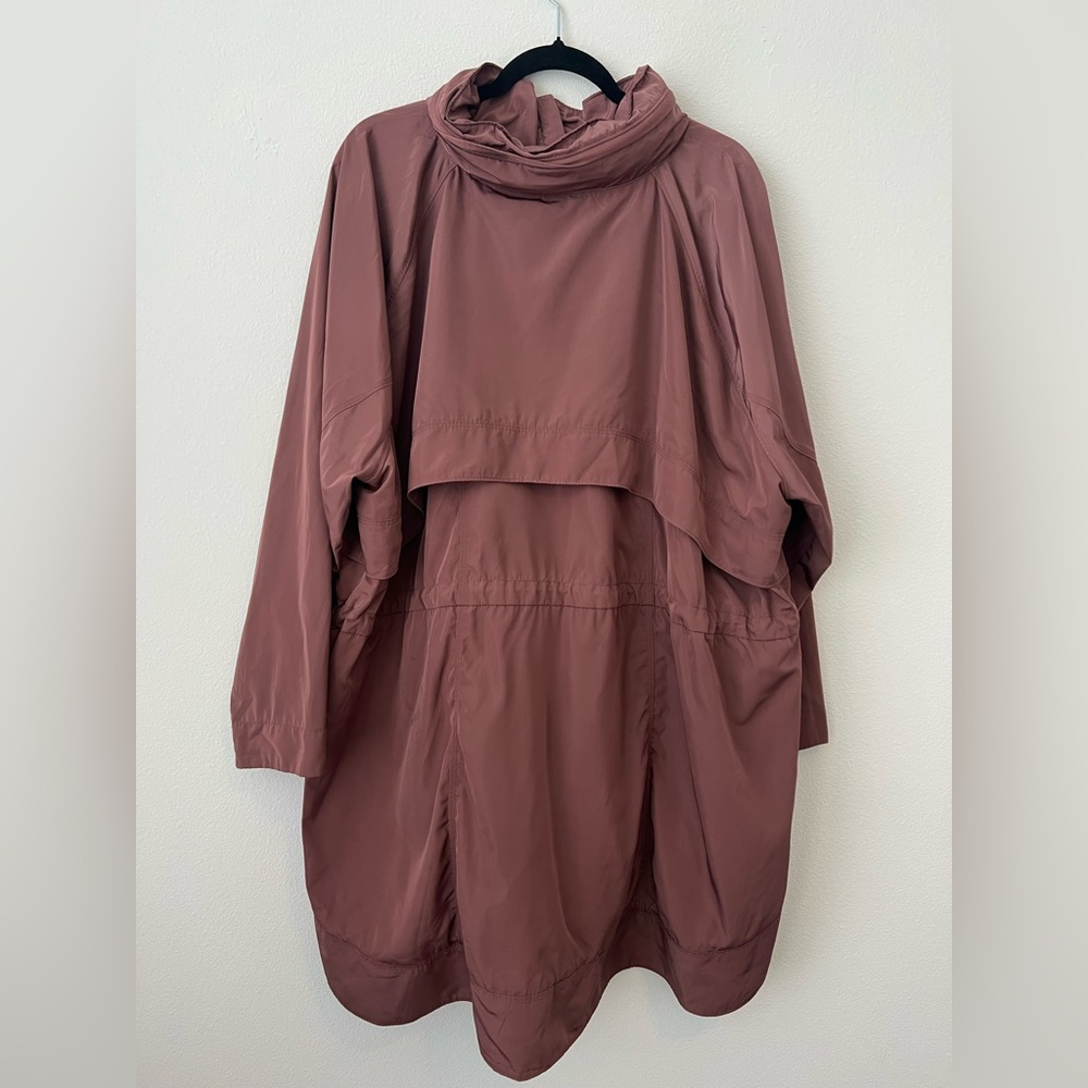Athleta Dusty Rose Drip Drop Lightweight Jacket Women's Size 2X (0582) - Picture 6 of 11